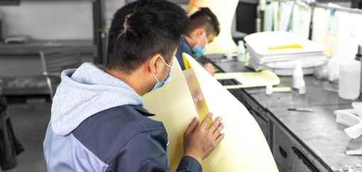 Urethane casting large robotic encosures