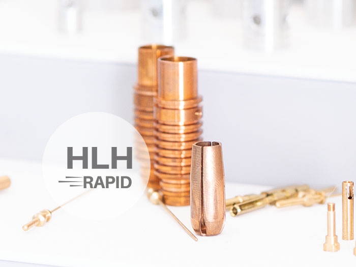 CNC Machined Copper Metal Part with Threads