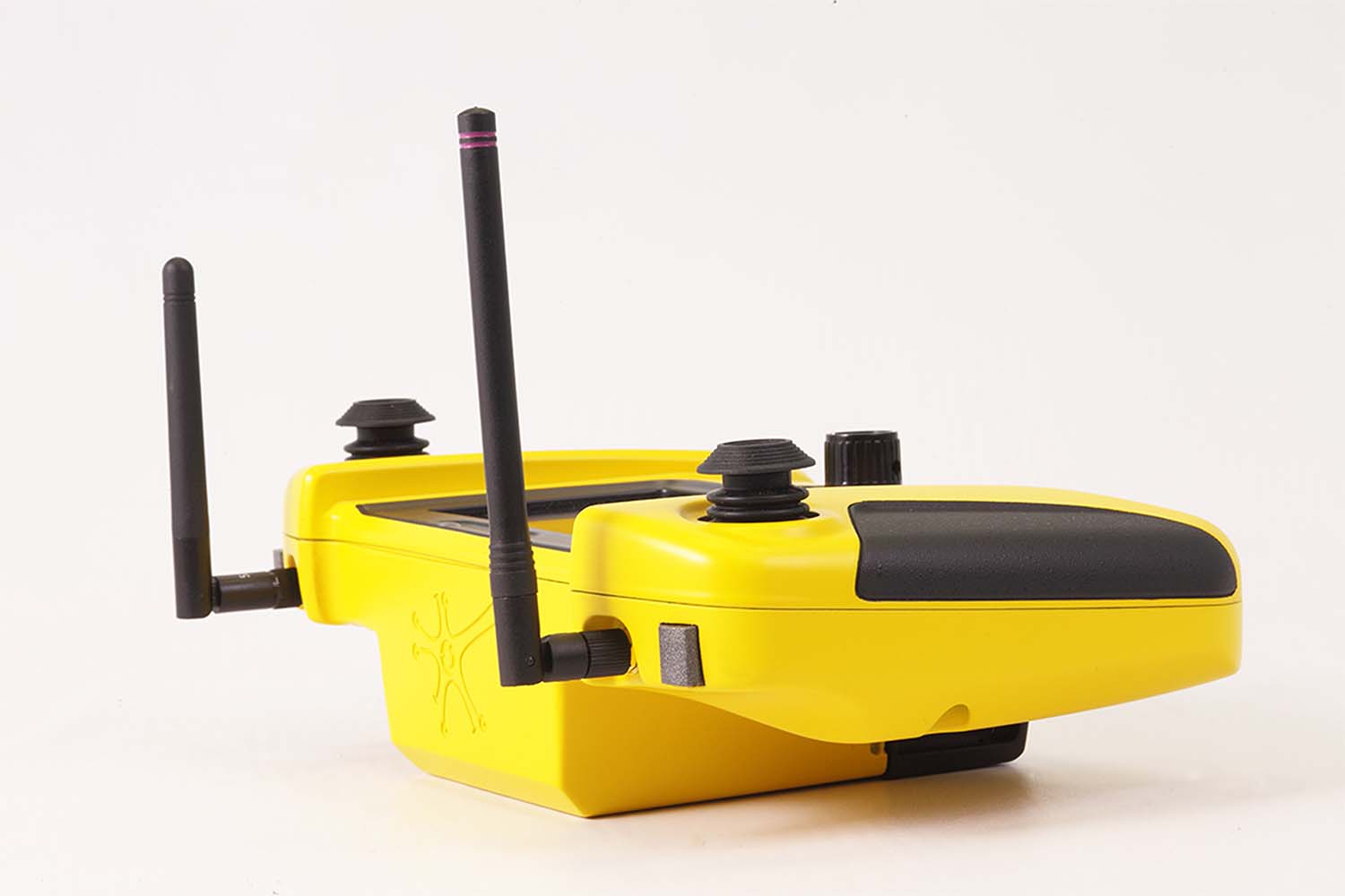 CNC machined yellow robot controller device