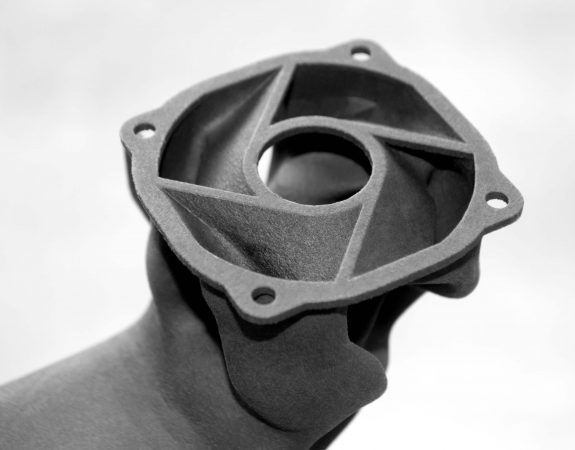 mjf 3d printing design guide mjf 3d printed hollow part in black