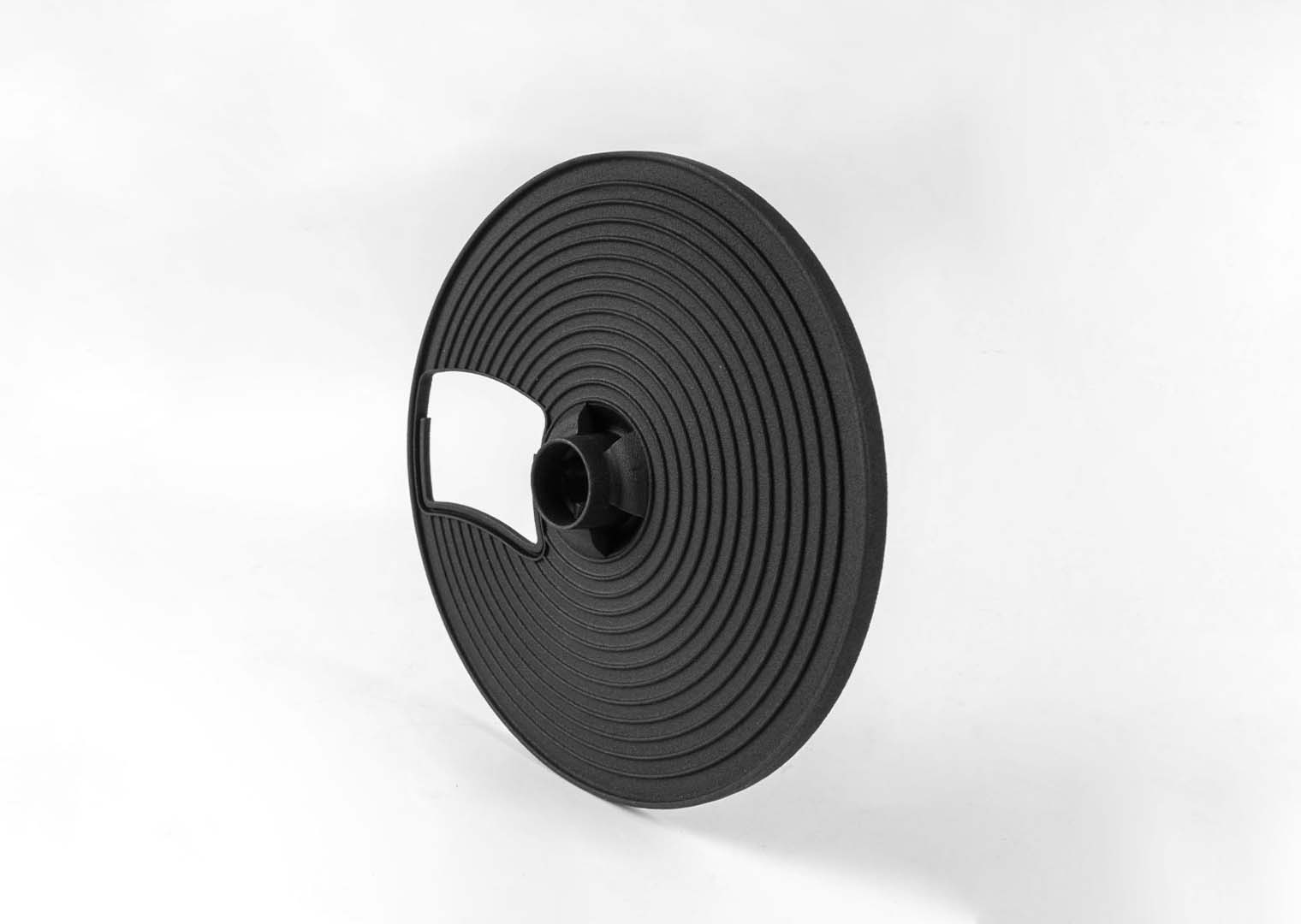MJF printed nylon parts in black