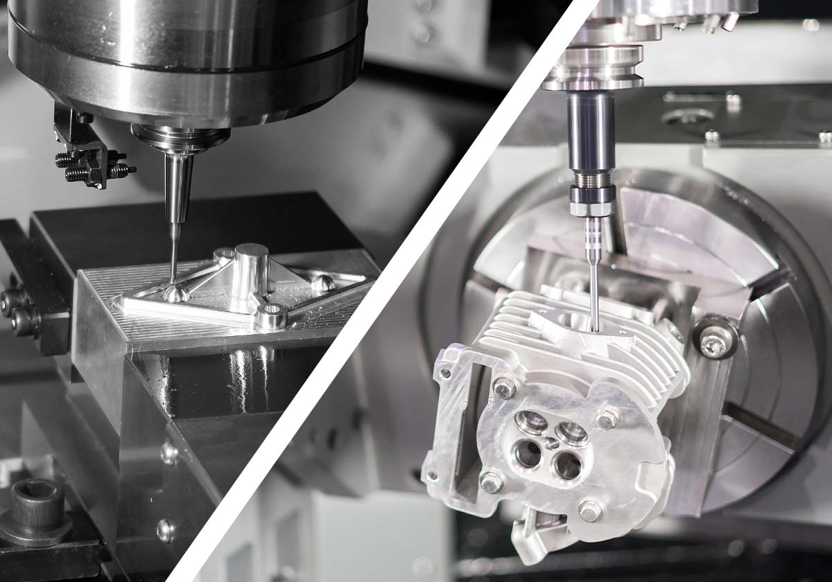 The difference between 3 and 5 axis cnc milling services