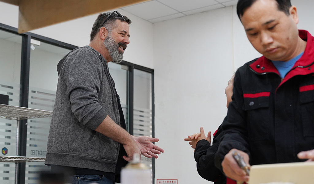 HLH Customer Factory Tour in ShenZhen, China