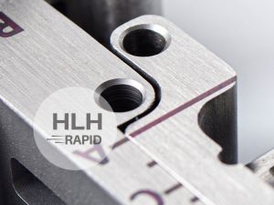 Metal Machined Part With Brushed Finish