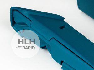 Urethane cast part with injection-mould-like semi gloss surface finish