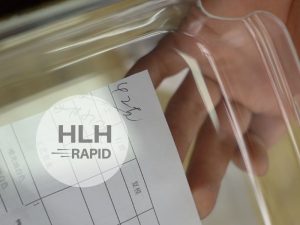 Clear transparent vacuum cast part