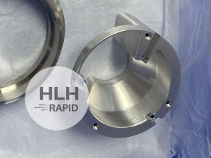 CNC Aluminium 6082-T6 part with as-machined finish