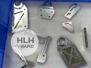 CNC aluminium 7075-T6 part with deburr finish