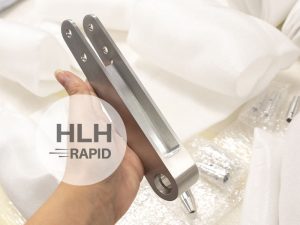 CNC aluminium 7075 part with deburr finish