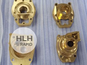 CNC Lead Brass CZ112 part - as-machined finish