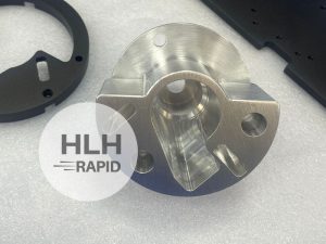 CNC Machined Aluminium 6083 metal part with deburr finish