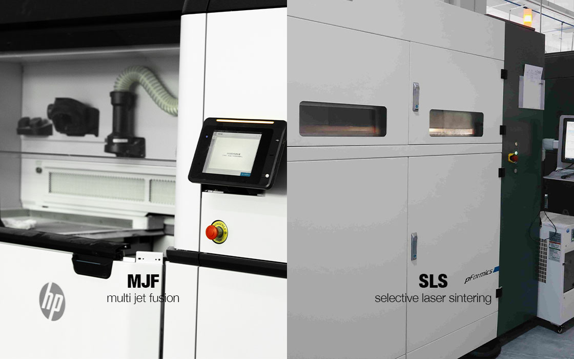MJF vs SLS 3D printing technology comparison