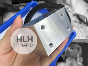 CNC Aluminium 2014-T6 part with deburr finish