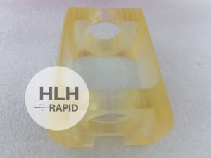 CNC Machined PPSU part with deburr finish