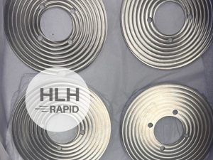 CNC machined stainless steel 321 alloy part with smooth finish