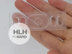 CNC PMMA (Acrylic) Part with deburr finish