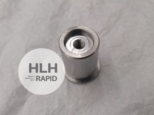 CNC Machined Mild Steel part with deburr finish