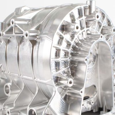 Highly complex 5-axis CNC machined aluminium part