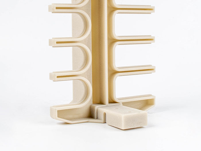 SLS PA12 GF (Polyamide 12 reinforced with Glass Fiber) part