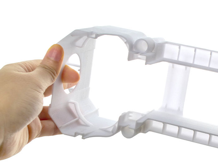 SLS Nylon PA12 (natural) white part