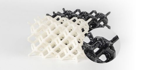SLS TPU flexible part with chemical polishing (glossy) finish