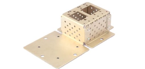 sheet metal fabricated and laser cut enclosure