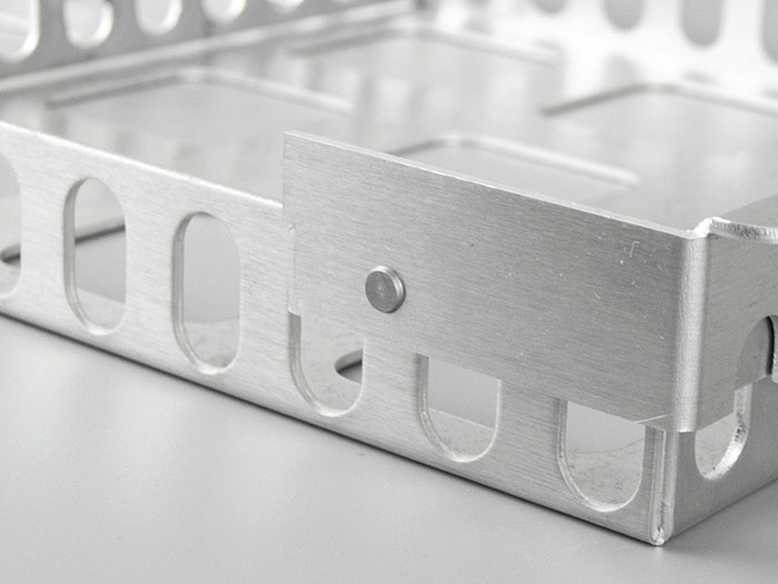sheet metal prototyping brush finish