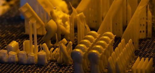 SLA low-volume prints with support structures
