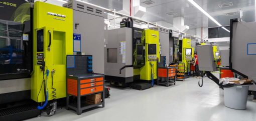 HLH Rapid 5-axis CNC machining department