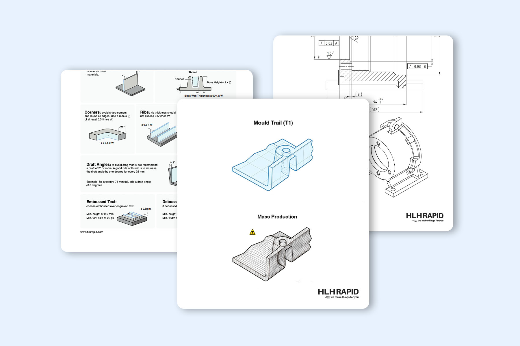 Injection moulding and CNC machining design guides
